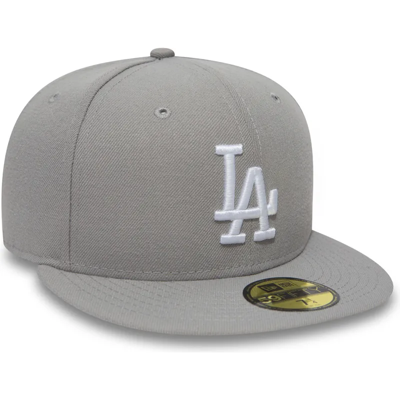 cap-plakana-gray-ajustada-59fifty-essential-no-los-angeles-dodgers-mlb-no-new-era