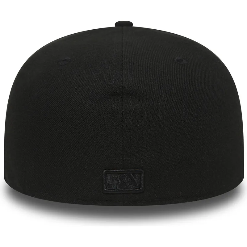 cepur-plakana-melns-pieguloss-59fifty-black-on-black-no-new-york-yankees-mlb-no-new-era