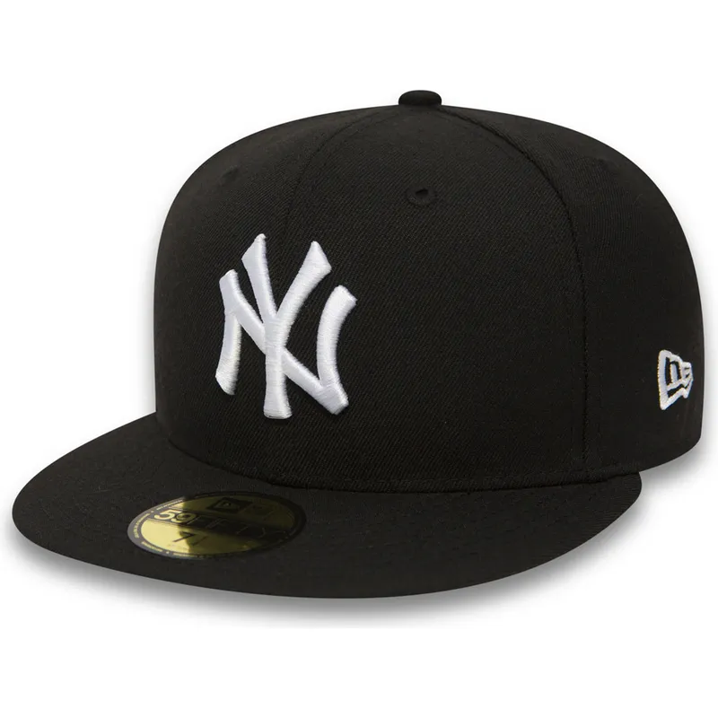 cepur-plakana-melns-pieguloss-59fifty-essential-no-new-york-yankees-mlb-no-new-era