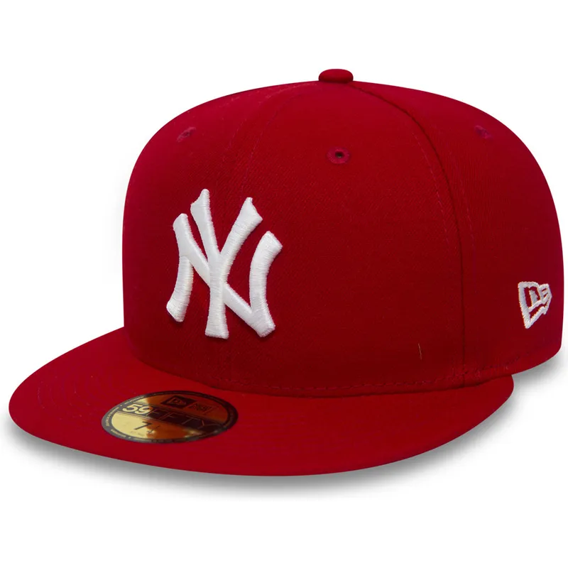 cap-plakana-red-ajustada-59fifty-essential-no-new-york-yankees-mlb-no-new-era
