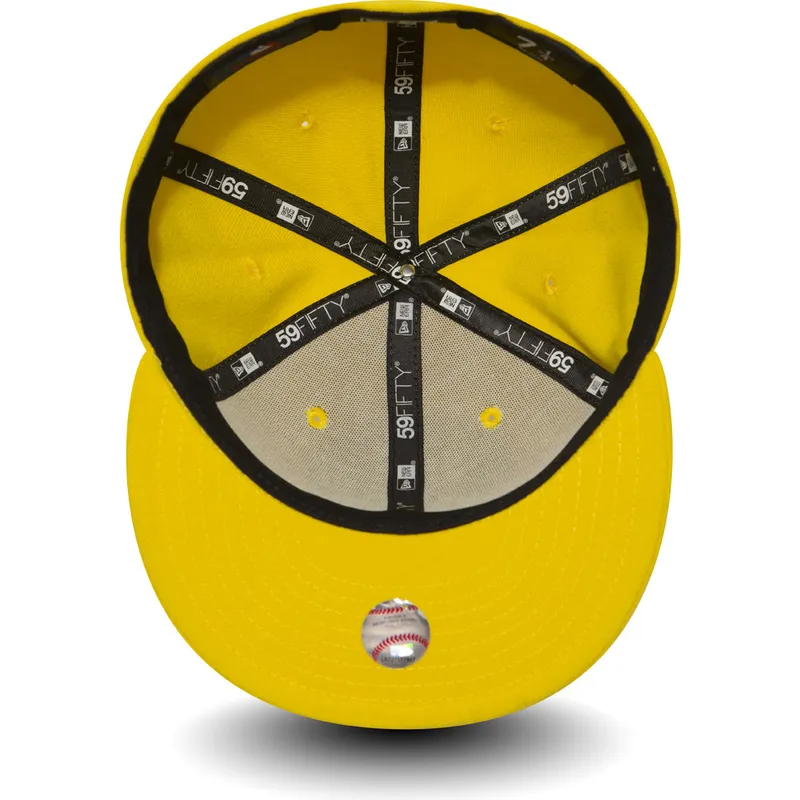 cepur-plakana-dzeltens-pieguloss-59fifty-essential-no-new-york-yankees-mlb-no-new-era