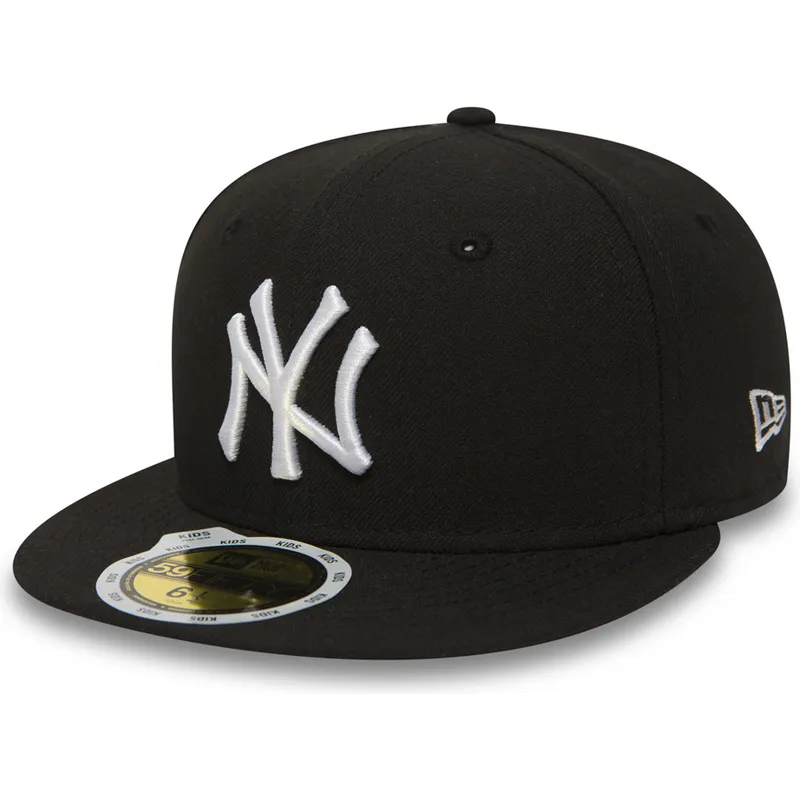 cepur-plakana-melns-pieguloss-berniem-59fifty-essential-no-new-york-yankees-mlb-no-new-era