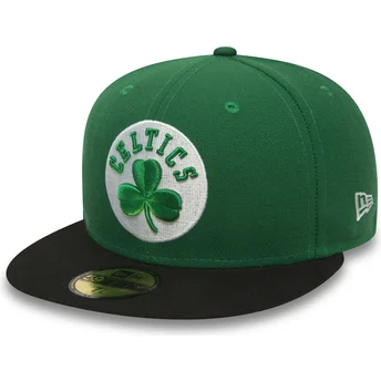 cepur-plakana-zals-pieguloss-59fifty-essential-no-boston-celtics-nba-no-new-era