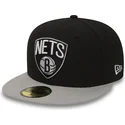 schwarze-enganliegende-59fifty-essential-flatcap-der-brooklyn-nets-nba-von-new-era