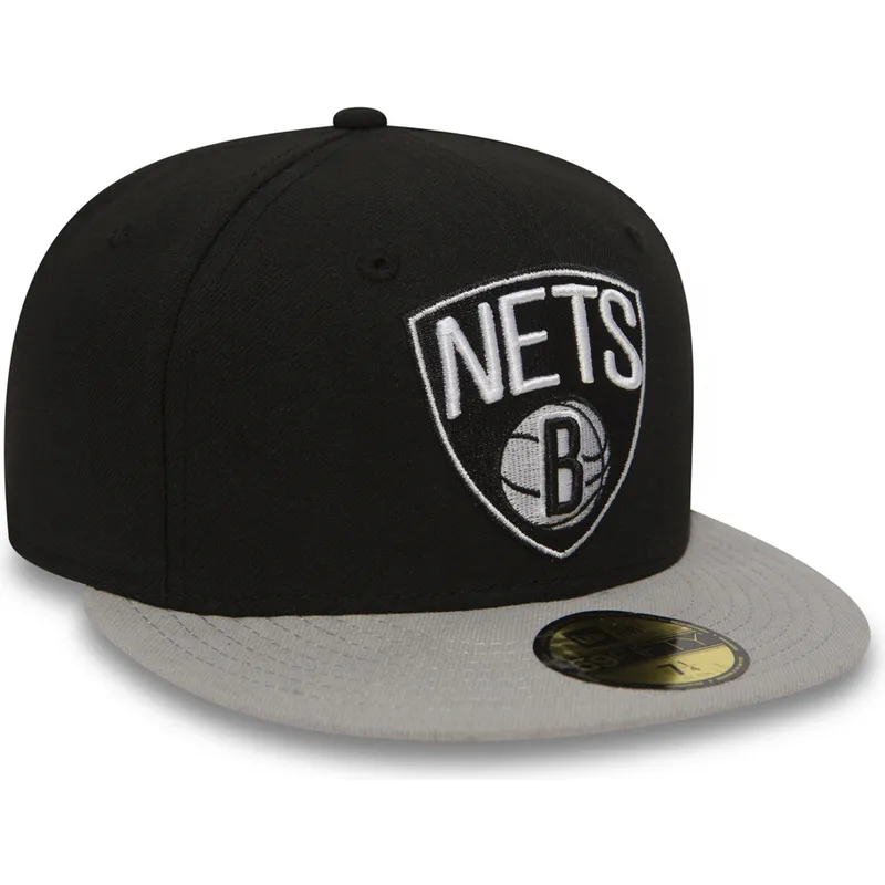 cepur-plakana-melns-pieguloss-59fifty-essential-no-brooklyn-nets-nba-no-new-era