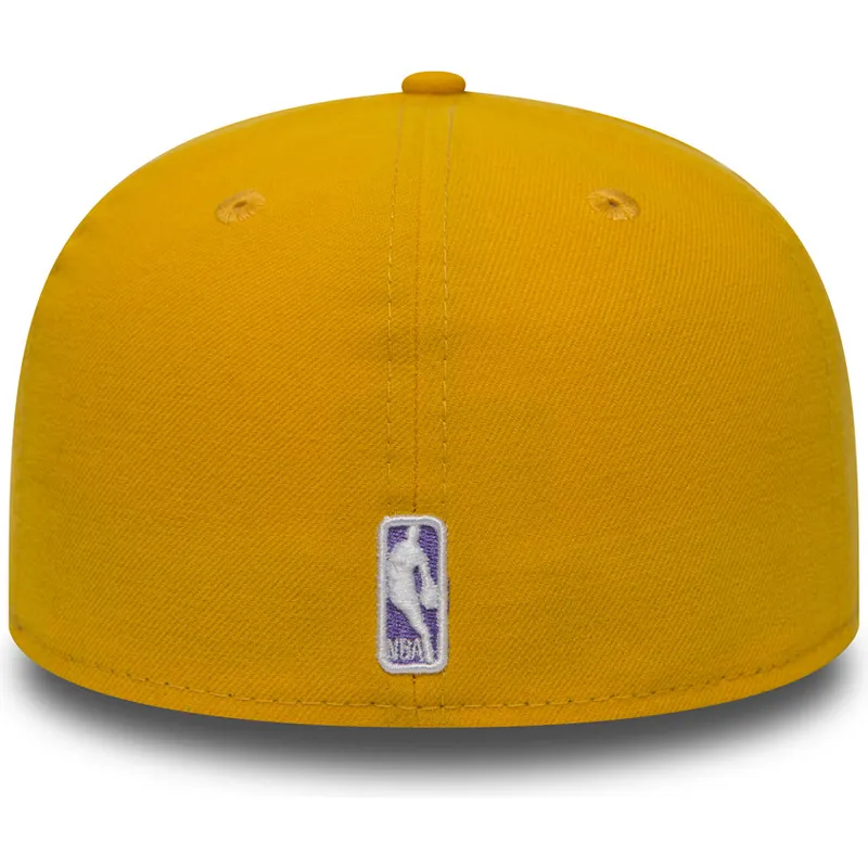 cepur-plakana-dzeltens-pieguloss-59fifty-essential-no-los-angeles-lakers-nba-no-new-era