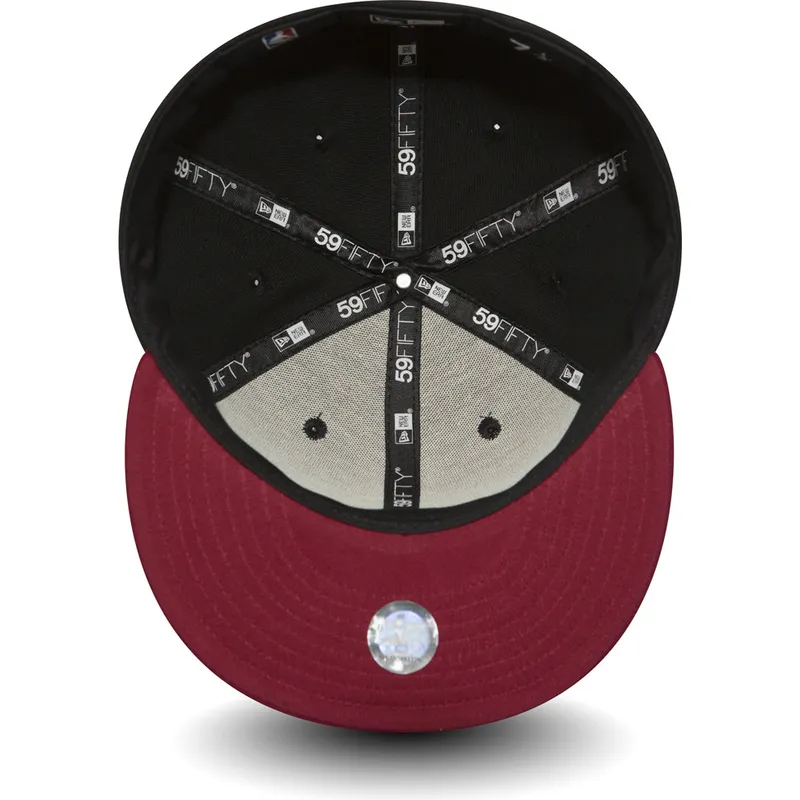 cepur-plakana-melns-pieguloss-59fifty-essential-no-miami-heat-nba-no-new-era