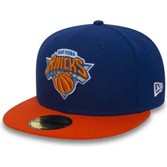 cepur-plakana-zils-pieguloss-59fifty-essential-no-new-york-knicks-nba-no-new-era
