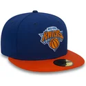 gorra-plana-azul-ajustada-59fifty-essential-de-new-york-knicks-nba-de-new-era