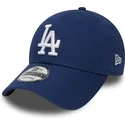 niebieska-zakrzywiona-czapka-regulowana-9forty-essential-los-angeles-dodgers-mlb-marki-new-era