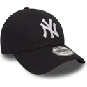 gorra-curva-azul-marino-ajustable-9forty-essential-de-new-york-yankees-mlb-de-new-era