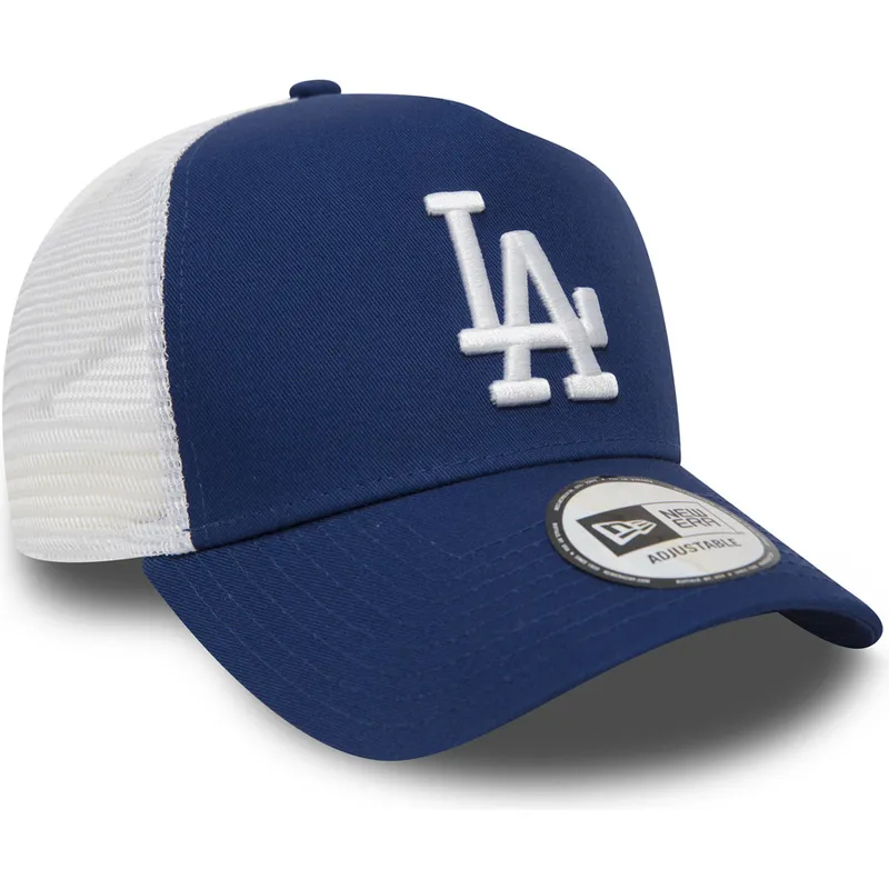 cepur-izliekta-soferis-zils-snapback-clean-a-frame-no-los-angeles-dodgers-mlb-no-new-era