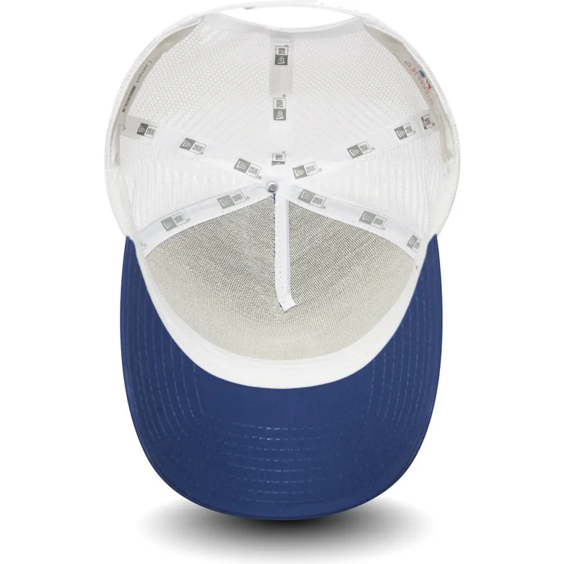 trucker-cap-blau-clean-a-frame-von-los-angeles-dodgers-mlb-von-new-era
