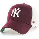 cepur-izliekta-truckeris-sarkans-snapback-no-new-york-yankees-mlb-no-47-brand
