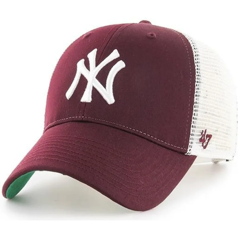 cepur-izliekta-truckeris-sarkans-snapback-no-new-york-yankees-mlb-no-47-brand