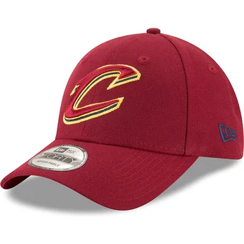 cepur-izliekta-sarkans-regulejams-9forty-the-league-no-cleveland-cavaliers-nba-no-new-era