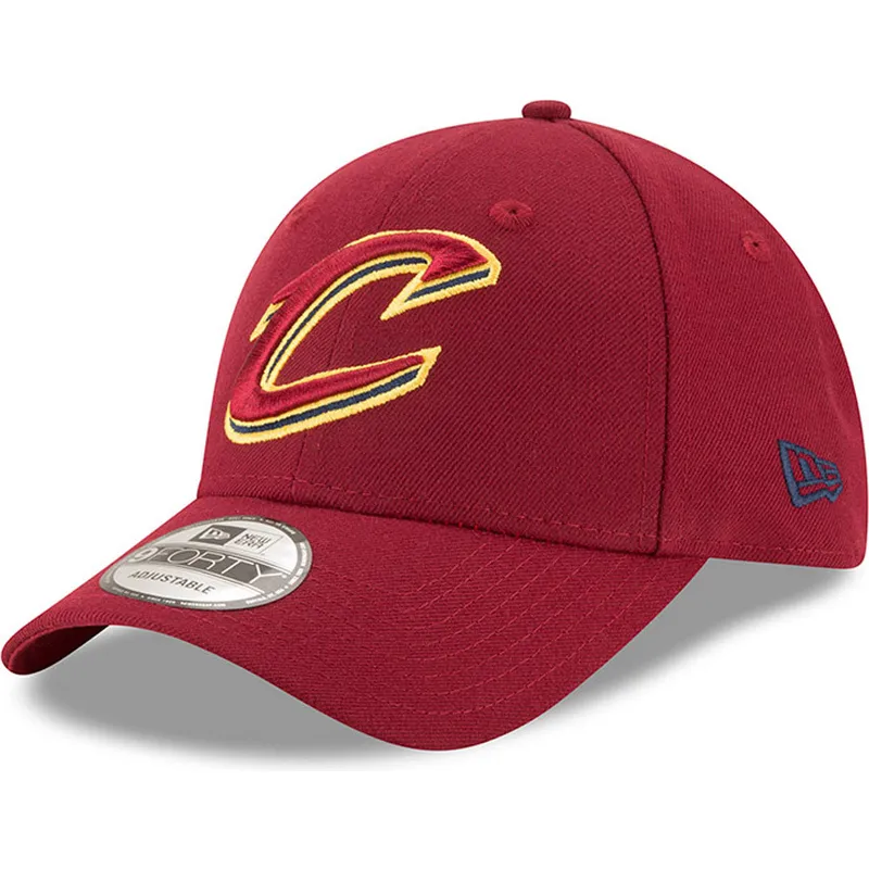 cepur-izliekta-sarkans-regulejams-9forty-the-league-no-cleveland-cavaliers-nba-no-new-era