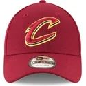 cepur-izliekta-sarkans-regulejams-9forty-the-league-no-cleveland-cavaliers-nba-no-new-era