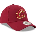 cepur-izliekta-sarkans-regulejams-9forty-the-league-no-cleveland-cavaliers-nba-no-new-era