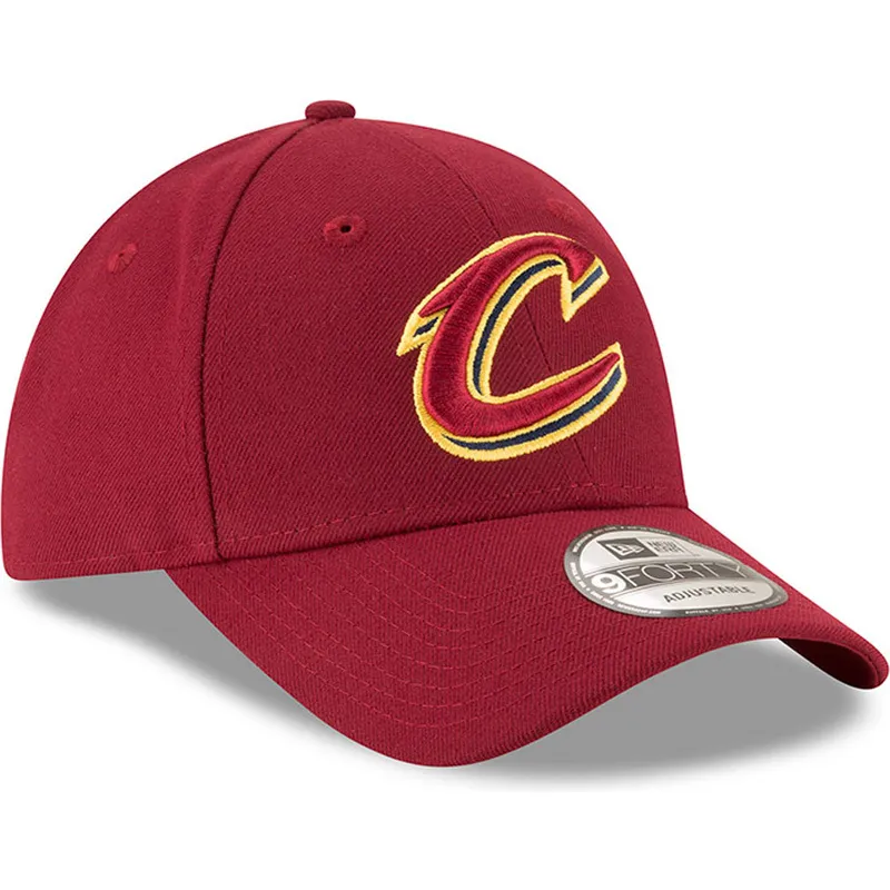 cepur-izliekta-sarkans-regulejams-9forty-the-league-no-cleveland-cavaliers-nba-no-new-era