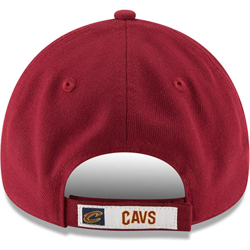 cepur-izliekta-sarkans-regulejams-9forty-the-league-no-cleveland-cavaliers-nba-no-new-era
