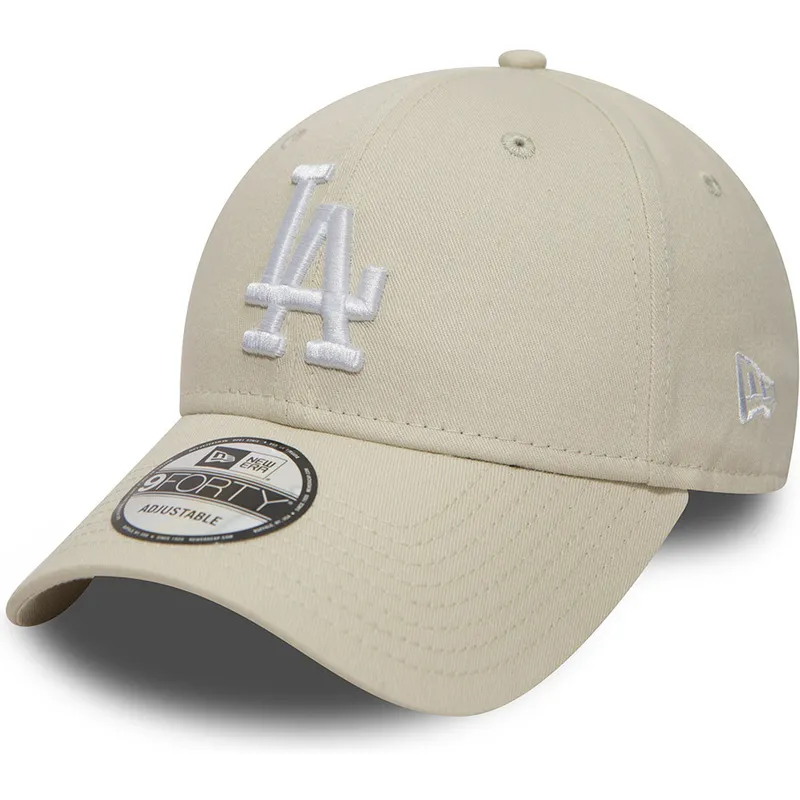 cepur-izliekta-balts-regulejams-roto-9forty-essential-no-los-angeles-dodgers-mlb-no-new-era