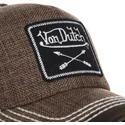 cepur-izliekta-bruns-regulejams-arrow02-no-von-dutch
