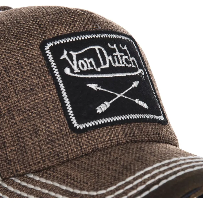 cepur-izliekta-bruns-regulejams-arrow02-no-von-dutch