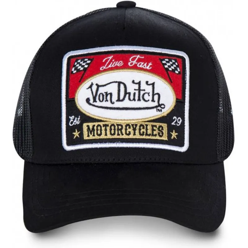 cap-izliekta-black-adjustable-strap-no-von-dutch