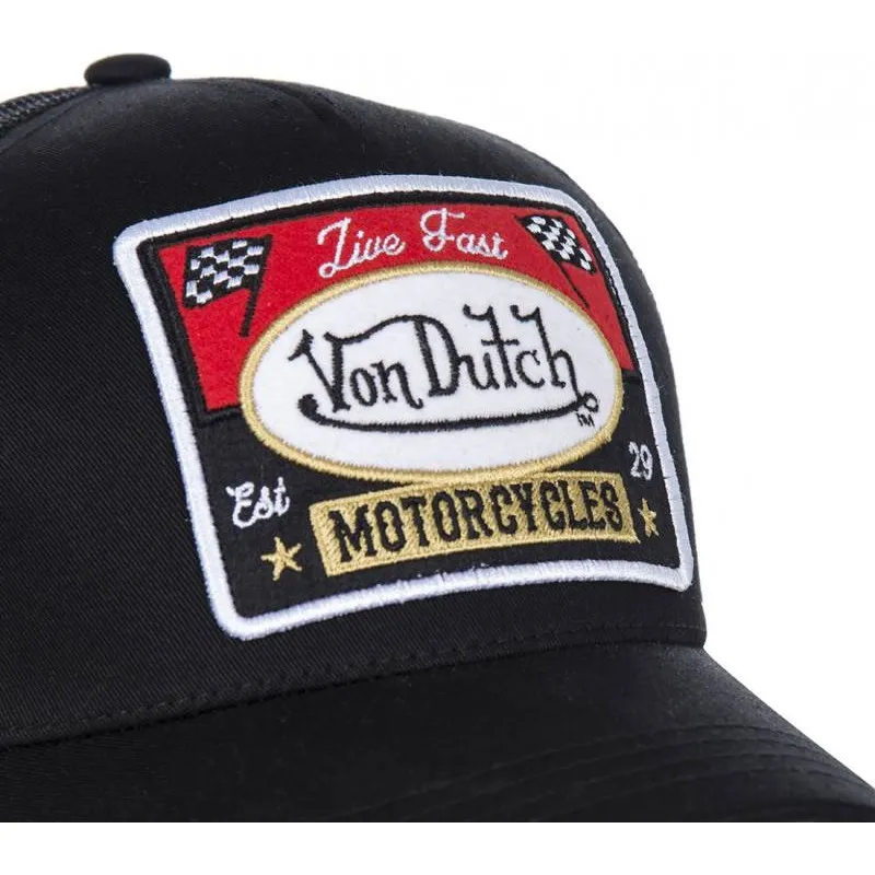cap-izliekta-black-adjustable-strap-no-von-dutch
