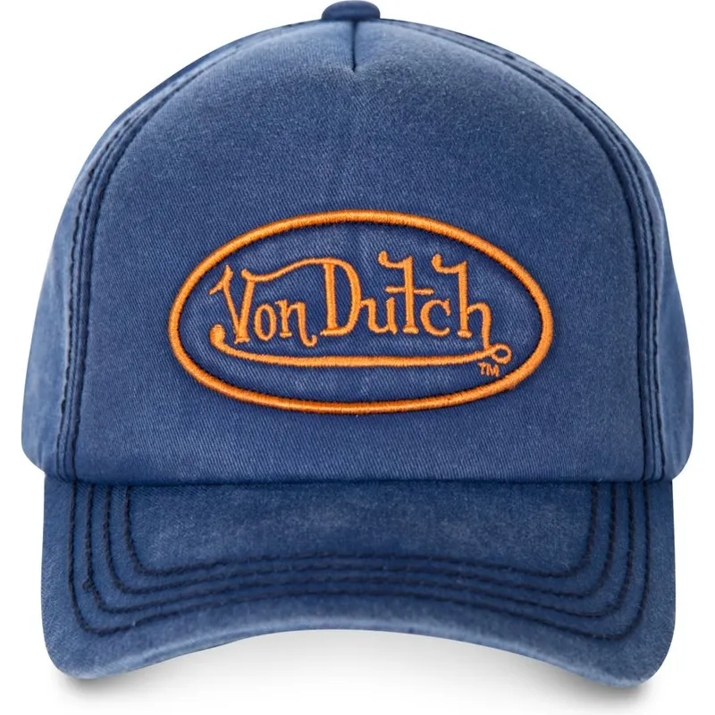 cepur-izliekta-zils-regulejams-bob06-no-von-dutch