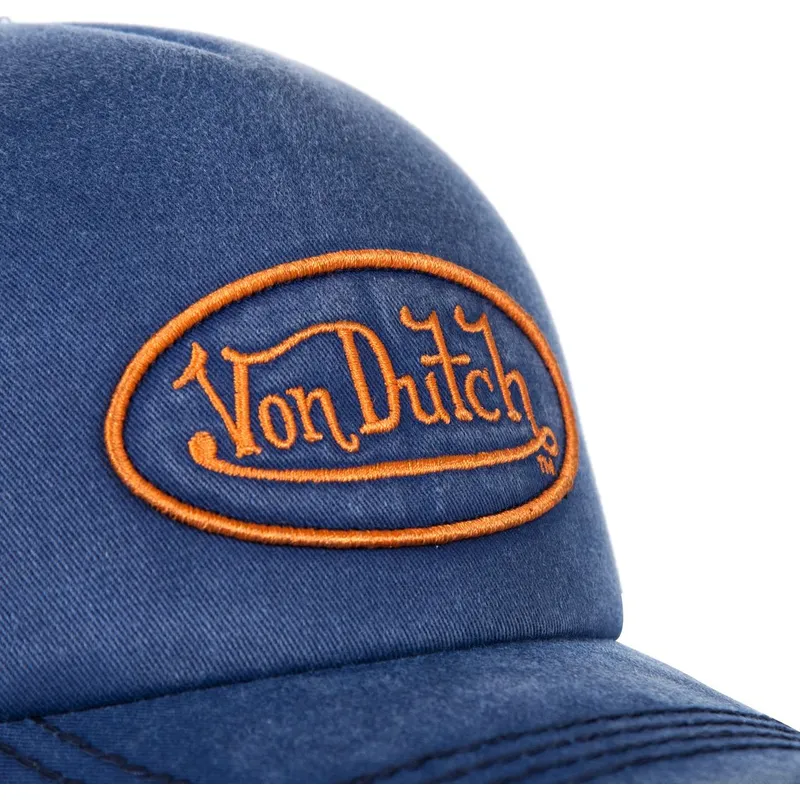 cepur-izliekta-zils-regulejams-bob06-no-von-dutch
