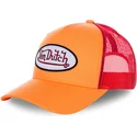 cap-izliekta-orange-snapback-no-von-dutch