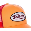 cap-izliekta-orange-snapback-no-von-dutch