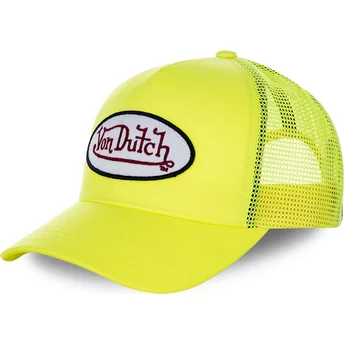 Cap izliekta yellow snapback no Von Dutch