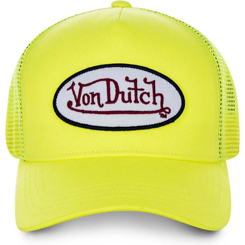 cap-izliekta-yellow-snapback-no-von-dutch