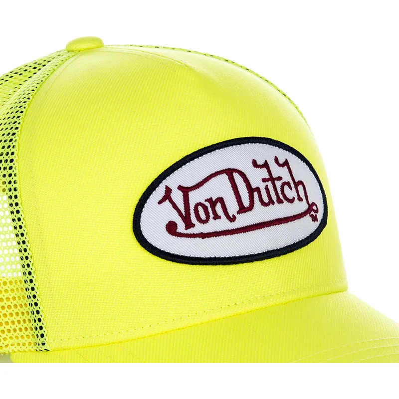 cap-izliekta-yellow-snapback-no-von-dutch