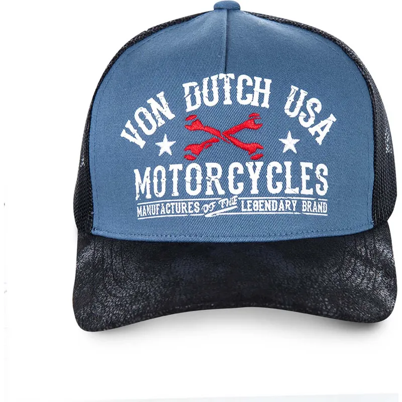 cepur-izliekta-truckeris-zils-snapback-gar-no-von-dutch