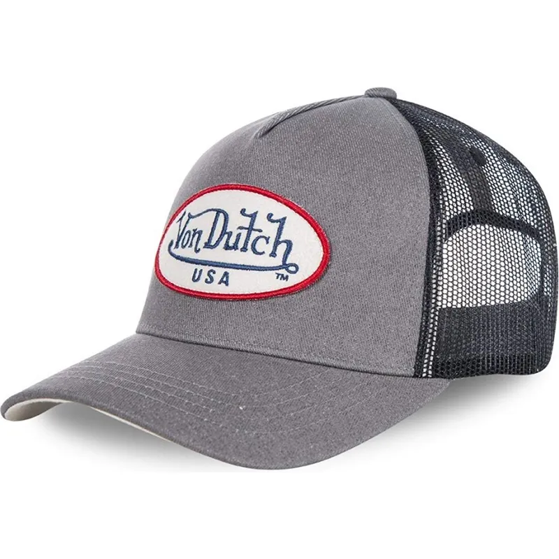 cap-izliekta-gray-snapback-no-von-dutch