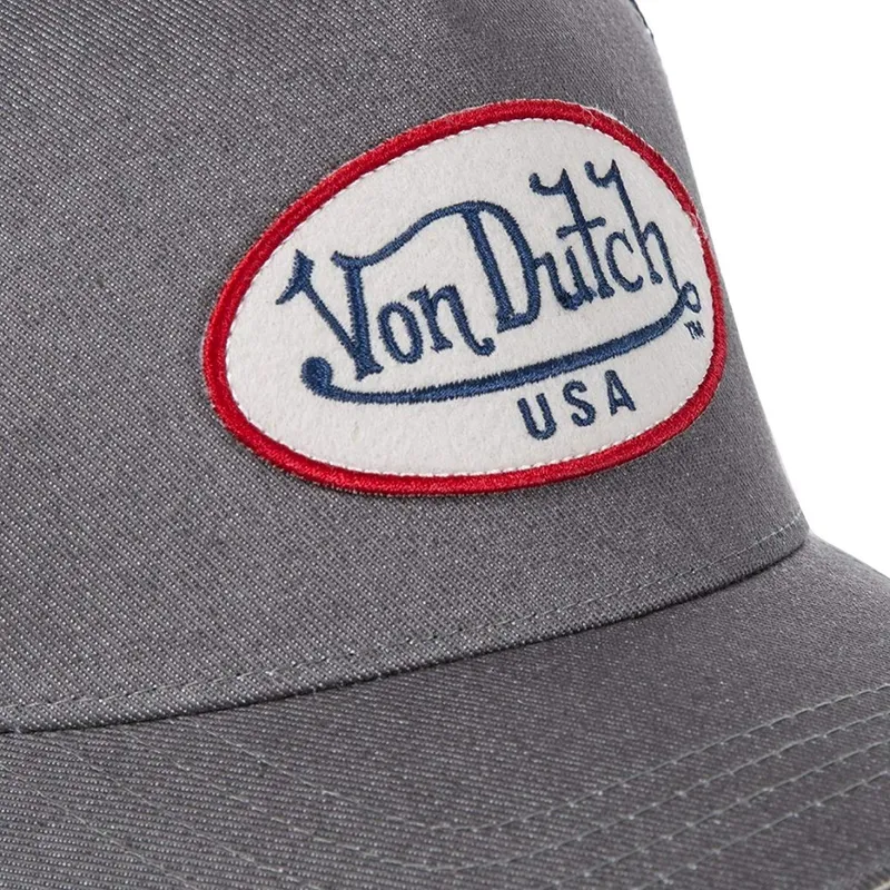 cap-izliekta-gray-snapback-no-von-dutch