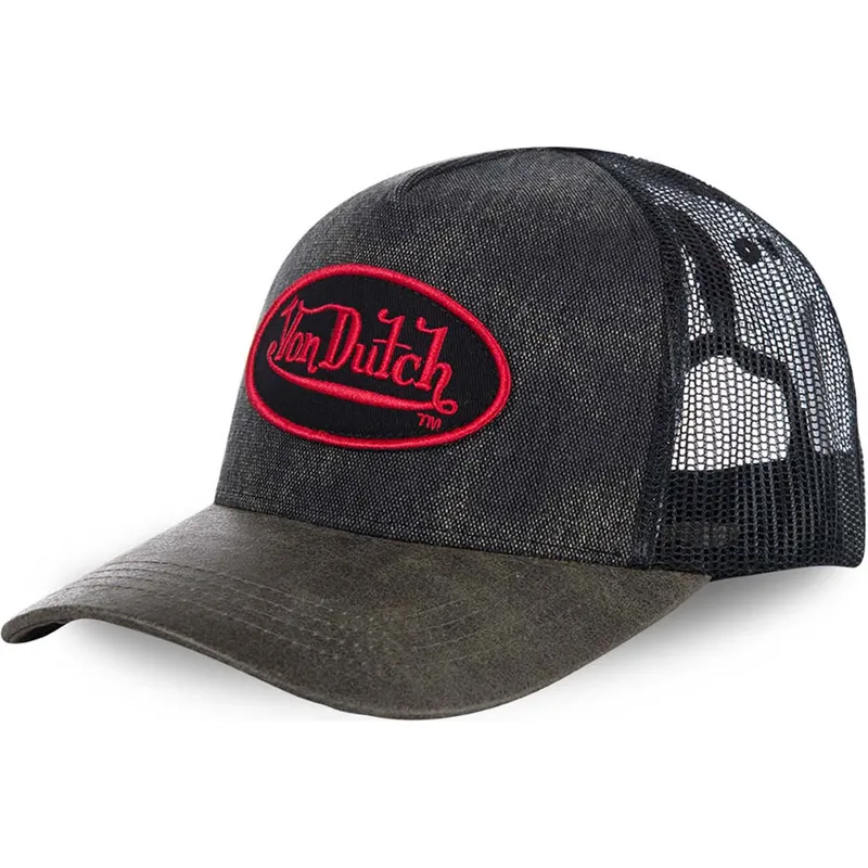 cepur-izliekta-truckeris-melns-snapback-rob-no-von-dutch
