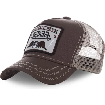 cap-izliekta-brown-snapback-no-von-dutch