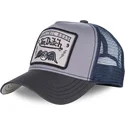 cap-izliekta-gray-snapback-no-von-dutch