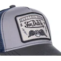 cap-izliekta-gray-snapback-no-von-dutch