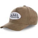cepur-izliekta-bruns-regulejams-suede4-no-von-dutch