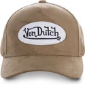 cepur-izliekta-bruns-regulejams-suede4-no-von-dutch
