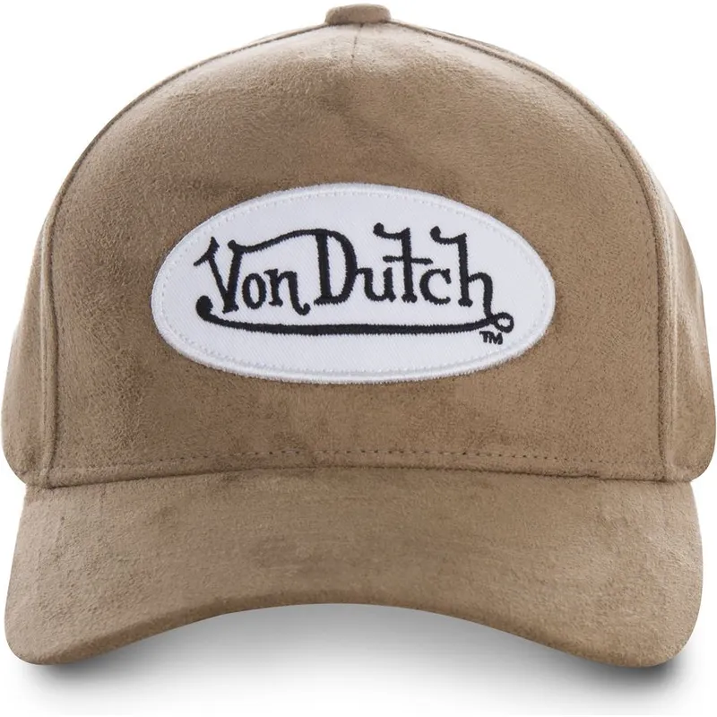 cepur-izliekta-bruns-regulejams-suede4-no-von-dutch