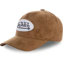 cepur-izliekta-bruns-regulejams-suede5-no-von-dutch