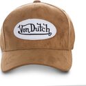 cepur-izliekta-bruns-regulejams-suede5-no-von-dutch