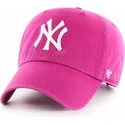cepur-izliekta-roza-regulejams-orquidea-no-new-york-yankees-mlb-no-47-brand